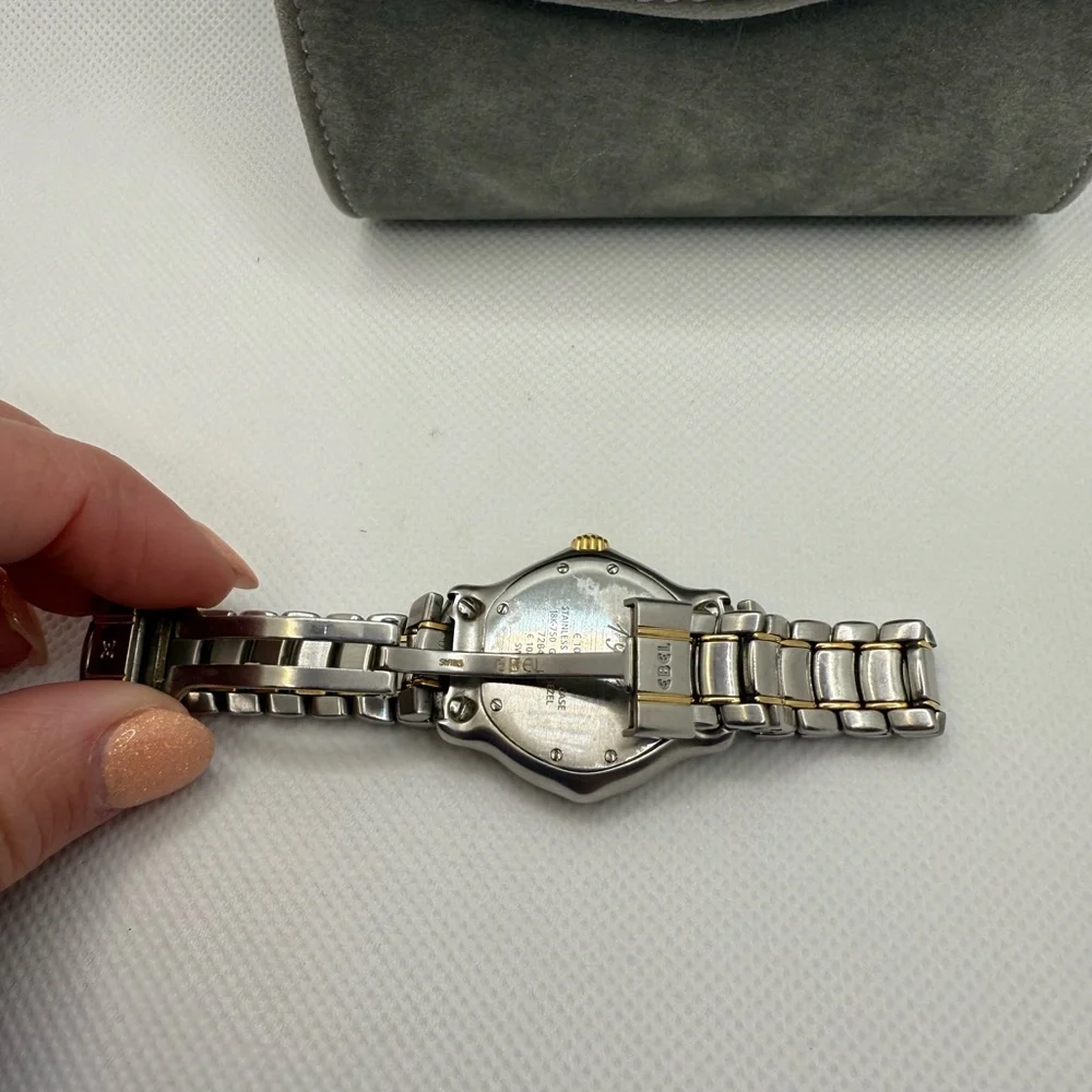 Women's EBEL Diamond, Silver & Gold Watch - Picture 4 of 7
